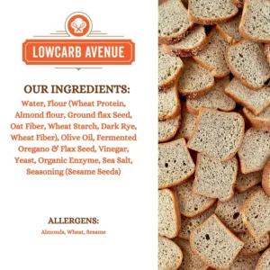 Low Carb Sesame Seed Bread (2 Pack) - Image 5