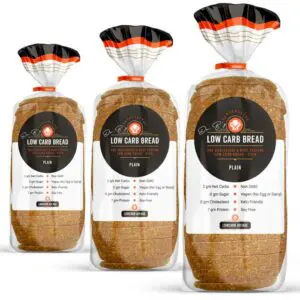 Low Carb Plain Bread Pack 3